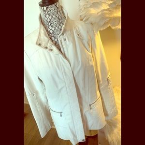 White Leather Jacket